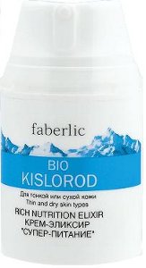 Косметика Faberlic (Фаберлик). Крем-эликсир "Супер-питание" Серии BIO KISLOROD. Артикул 0437